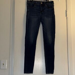 American Eagle Outfitters Dark Blue Skinny Jeans